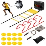 Gianna Agility Ladder Training Set With Speed Parachute, Hurdles, Cones, Jump Ro. Fixed Price $25.99.