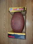 Wilson Touchdown Official Size Autographed Football. Fixed Price $32.99.