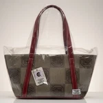 South Carolina Gamecocks Nwt Tote Bag Purse Garnet Checkered Logo 12X7 Usc Ncaa. Fixed Price $40.94.
