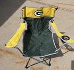 Green Bay Packers Nfl Elite Portable Folding Tailgate/outdoor Chair Rawlings. Fixed Price $39.95.