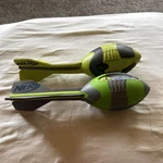 Nerf Vortex Mega Aero Howler Whistler Foam Football - Hasbro Green/gray 2012 Lot. Fixed Price $13.99.