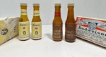 Vintage Beer Bottle Salt & Pepper Shakers Lot Of 2 Budweiser Coors 4". Fixed Price $14.99.