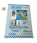 Football Programme Bristol Rovers Vs Fisher Athletic 1988 Vintage. Fixed Price $12.31.