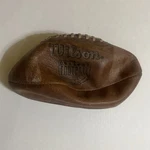 Wilson Afca 1005 Michigan State University Vintage Leather Football Game Av. Fixed Price $110.47.