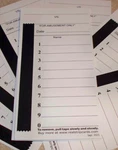 Line Football Sports Strip Cards Full Size Pool Pack Of 100 Gambling. Fixed Price $23.99.