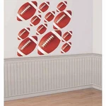 Amscan Football Value Assorted Cutouts - 8.5" X 10.5" 13" (pack Of 1.... Fixed Price $17.43.