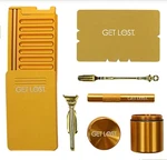 Get Lost Gold Premium Snuff Kit Complete W/ Scoop Straw Jar Boxed Gift Set. Fixed Price $89.99.