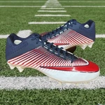 Nike Vapor Football Cleats Red White Blue #924070-413 Size Adult 15 New No Box. Fixed Price $59.99.