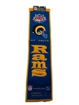 St. Louis Rams Nfl Super Bowl Xxxiv Winning Streak Embroidered Heritage Banner. Fixed Price $64.99.