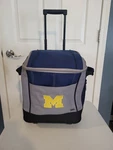 Coleman Rolling Cooler University Of Michigan Football Great Condition. Fixed Price $25.99.