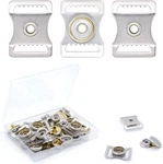 10 Pack Sports Helmets Buckle Stainless Steel Snap Chin Strap Repa. Fixed Price $10.10.