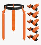 6 Players Football Sets Adjustable Belts And Flags For Youths. Fixed Price $13.53.