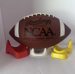 Vtg Rawlings Varsity Rvb Ncaa Football And 3 Kicking Tees. Fixed Price $20.00.