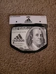 Adidas Impact Absorbent Benjamins Money Pattern Football Back Plate. Fixed Price $29.84.