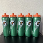 Lot Of 5 Gatorade Squeeze 32OZ Plastic Water Bottle Sports Green Classic New. Fixed Price $29.95.