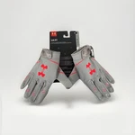 Under Armor Youth Medium Large F7 Gluegrip Football Gloves Limited Edition Gray. Fixed Price $14.99.