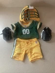 Build Bear Nfl Green Bay Packers Uniform With Cleat Shoes. Fixed Price $34.95.