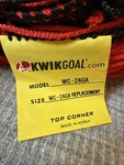 Kwikgoal WC-24GA Soccer Net Replacement. Fixed Price $150.00.