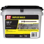 3 In. 6-GAUGE 16-PENNY Bright Steel Smooth Shank Duplex Nails 10 Lb. Box. Fixed Price $34.31.