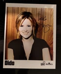 Dido Hand Signed 8X10 Photo + Original 2003 Hampton Hill Junior School Coa. Fixed Price $35.00.