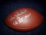 Oakland Raiders Signed Jim Plunkett Wilson Replica Football S.b Xv Mvp Wow. Fixed Price $159.99.