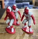 2002 Kaskey Football Guys Nfl Red White Figure Toy Topper Set Of 3. Fixed Price $5.99.