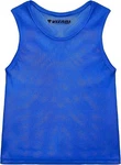 Vizari Mesh Sports Pinnies Pack Of 1/12- Youth Scrimmage Vests For Soccer- Blue. Fixed Price $12.49.