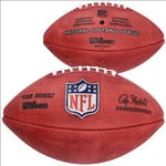 Sale !!! Fanatics Authentic Wilson "the Duke" Official Nfl Leather Game Football. Fixed Price $79.99.