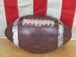 Vintage 1950S Macgregor Leather Official Mbs Football W/ Laces Bart Starr. Fixed Price $101.20.