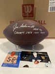 Joe Schmidt Signed Authentic Wilson Nfl Throwback Duke Football Autograph Csa. Fixed Price $500.00.