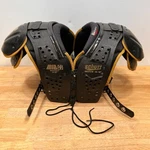 Schutt Mid Flex 4.2 Youth Medium Football Shoulder Pads 15-16 With Battle Back. Fixed Price $35.00.