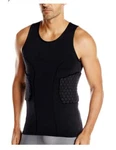 Dgxinjun Men's Padded Compression Shirt Training VEST(3-PAD) Sleeveless Xl. Fixed Price $35.00.
