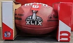 New Super Bowl Xlix 49 Wilson Official Commemorative Football Seahawks Patriots. Fixed Price $164.00.