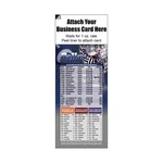 2026 Dallas Pro Football Schedule Magnet - Peel & Stick Business Card. Fixed Price $72.25.