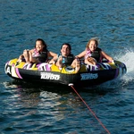 Airhead Turbo Blast 3 Person 81" X 107" Inflatable Boat Towable Water Inner Tube. Fixed Price $149.95.