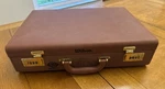 Wilson Nfl Quarterback Club Briefcase Leather Pebbled Pigskin Rare. Fixed Price $250.00.