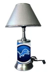 Detroit Lions Lamp Nfl Table With Shade Desk Light Room Decor. Fixed Price $43.99.