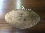 Wilson F1375 Gale Sayers Full Grain Cowhide Football Made For Jc Penney. Fixed Price $69.99.