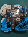 Carolina Panthers Blanket Nfl Reversible Sherpa Plush Throw Fan Gear Gift. Fixed Price $19.99.