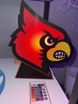 Louisville Cardinals Led Logo Sign Light Box. Fixed Price $40.00.