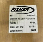 Fisher Anchorless Weighted Orange Football Pylons, 4-PACK. Fixed Price $46.79.