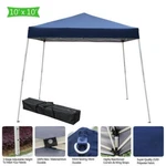 10'X10' Pop Up Canopy Tent Wedding Party Folding Gazebo Heavy Duty W/ Carry Bag. Fixed Price $54.99.