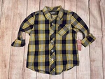 Boys 3T Yellow Plaid Arizona Button Down Shirt Nwt. Fixed Price $9.00.