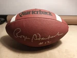 Roger Staubach Dallas Cowboy/ Navy Signed Ncaa Rawlings Quarterback Football. Fixed Price $125.00.