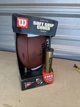 Wilson Ncaa Soft Grip Cover Football Pump & Tee Official Size In Box. Fixed Price $42.79.