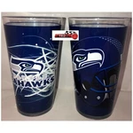 Seattle Seahawks Boelter Nfl Sublimated Volt 16OZ Pint Glass Set Free Ship!!. Fixed Price $29.99.