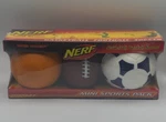 Nerf Pro Shop Mini Sports Pack Basketball Football Soccer New Sealed. Fixed Price $14.99.