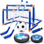 3-IN-1 Hover Hockey Soccer Sport Toy Set Led Lights Floating Air Football. Fixed Price $41.79.