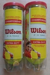 Wilson Tennis Championship Balls Cans 6 Extra Duty Yellow Us New C2. Fixed Price $19.99.