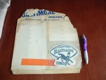 1958 Souvenir Patch Emblems Display Football Baltimore Colts Championship. Fixed Price $169.99.